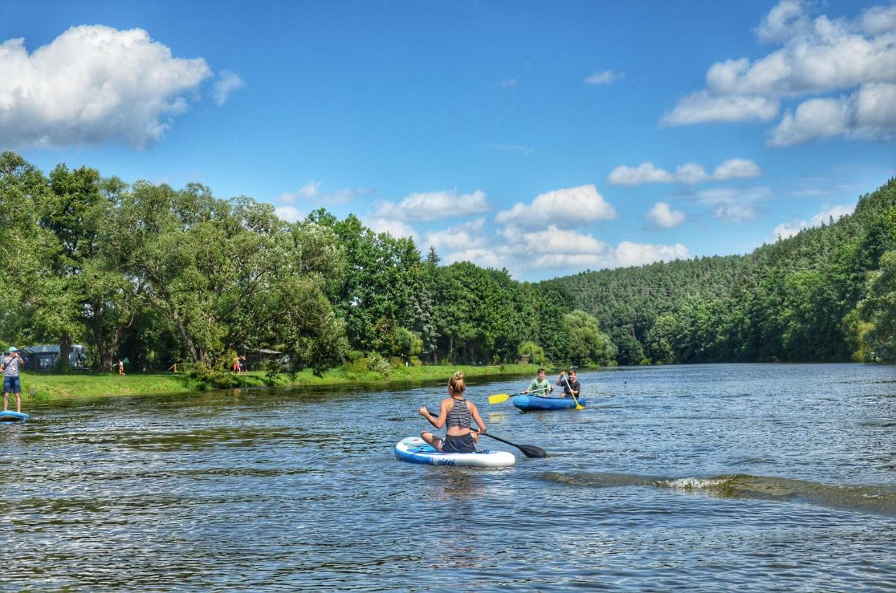 Camping Prima Hotel Tyn nad Vltavou Bagian luar foto